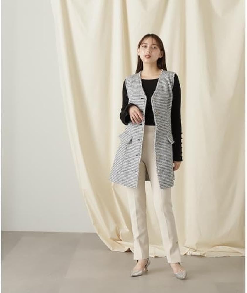 JILL by JILLSTUART - ジルバイジルスチュアート　ツイードセットアップベスト　エクリュ　S 楽天市場】【SALE／50%OFF】ハイツイストセットアップ